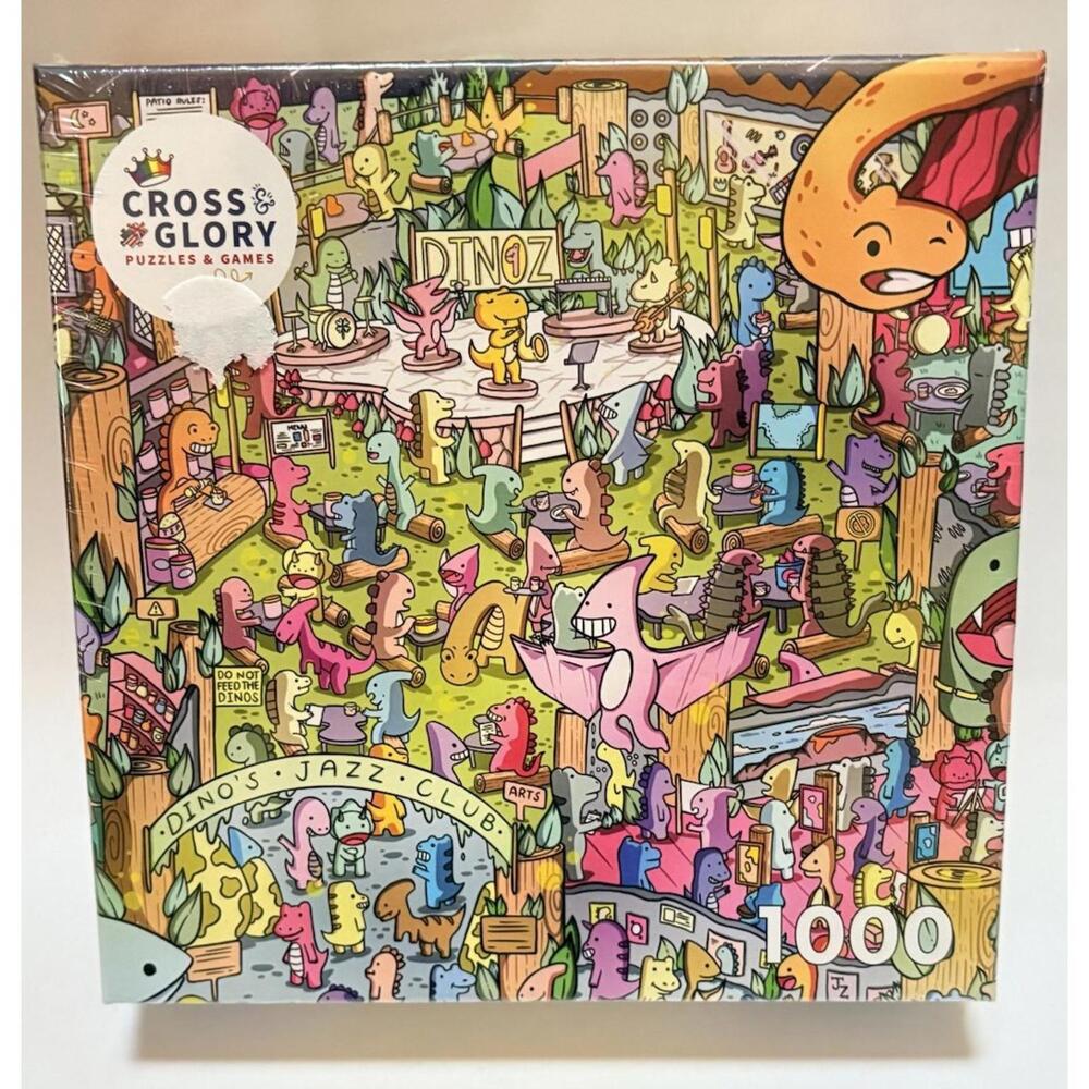 Cross & Glory | SEALED Jurassic Jive - 1000 Piece Jigsaw Puzzle